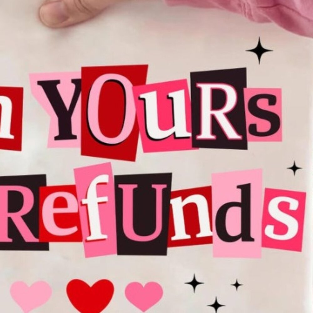I'm Yours No Refunds Tee, Funny Valentine Quote T-shirts - Picture 2 of 4